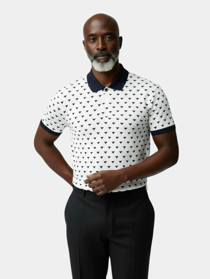 Belmont Navy Polo - CAAYWORLD CAAYWORLD