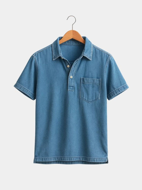 Bethlehem Blues Polo Shirt – CAAYWORLD CAAYWORLD