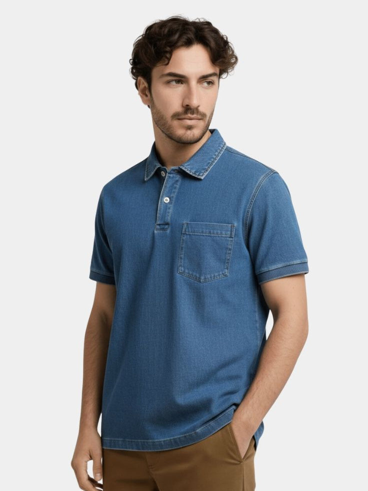 Bethlehem Blues Polo Shirt – CAAYWORLD CAAYWORLD