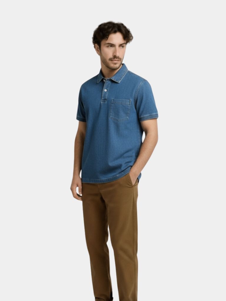 Bethlehem Blues Polo Shirt – CAAYWORLD CAAYWORLD