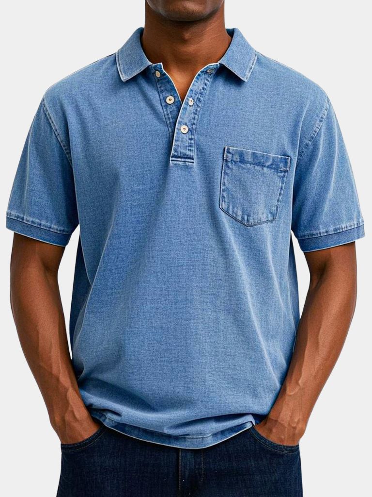 Bethlehem Blues Polo Shirt – CAAYWORLD CAAYWORLD