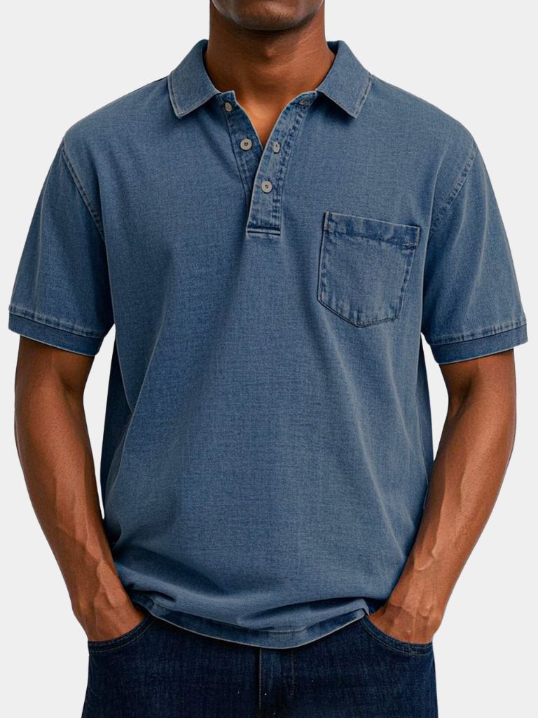 Bethlehem Blues Polo Shirt – CAAYWORLD CAAYWORLD