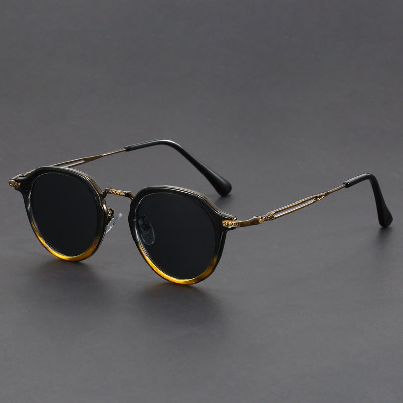 Black Round Frame - Sunglasses CAAYWORLD