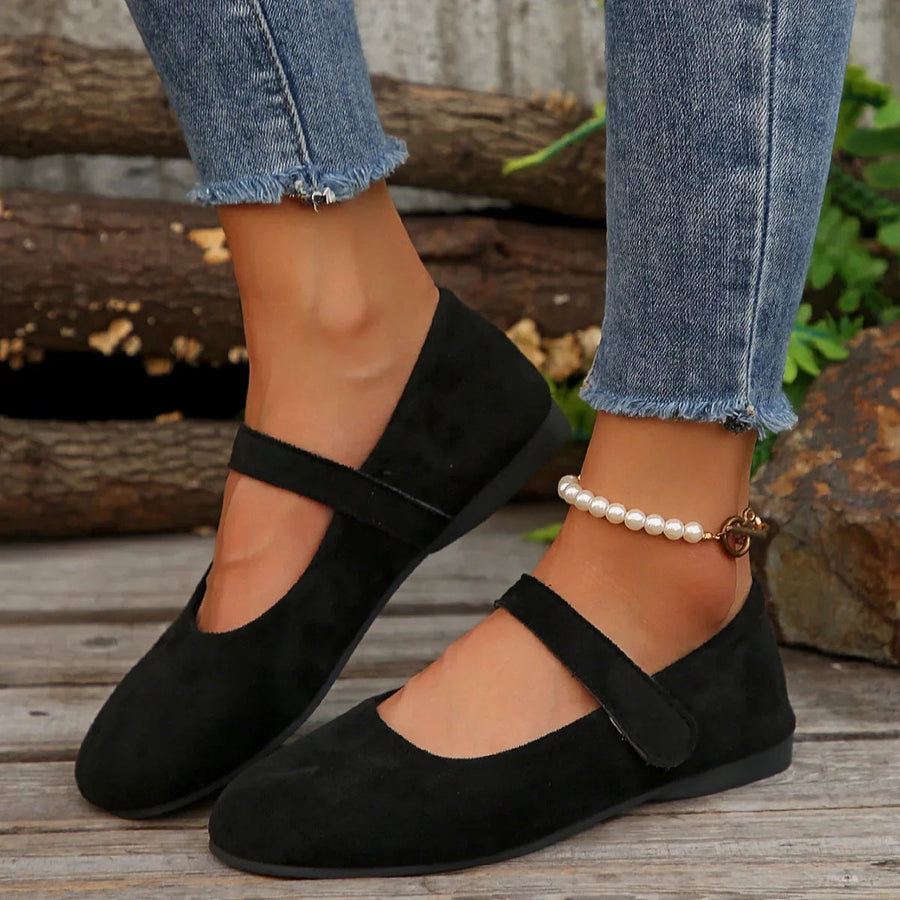 Black Suede - Flats CAAYWORLD WOMEN