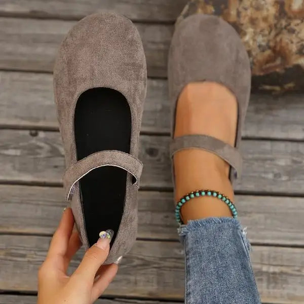 Black Suede - Flats CAAYWORLD WOMEN