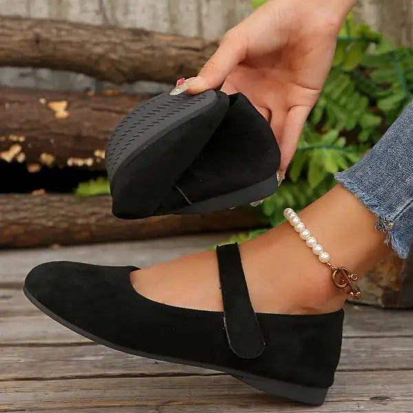 Black Suede - Flats CAAYWORLD WOMEN