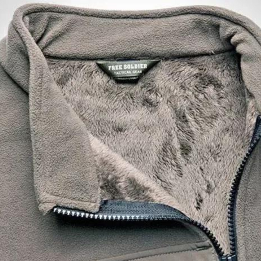 Black Tactical Fleece - Jacket CAAYWORLD MEN