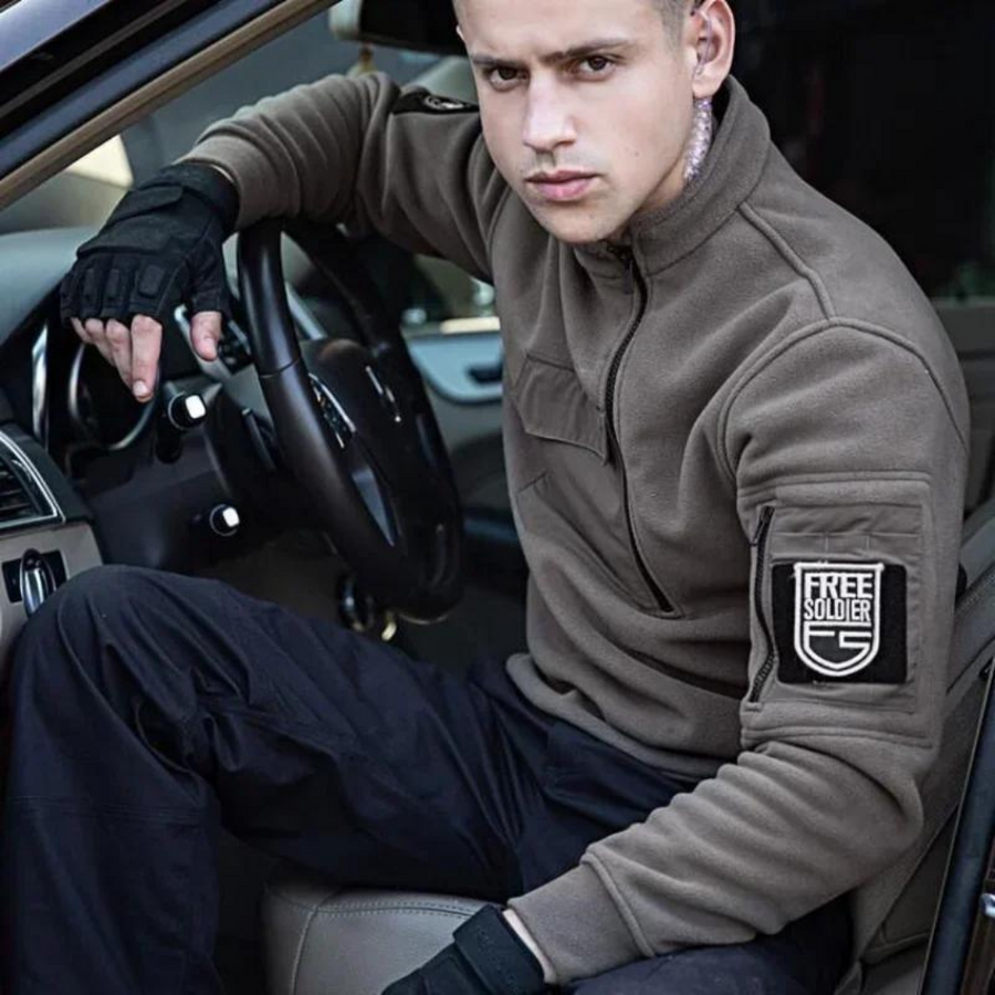 Black Tactical Fleece - Jacket CAAYWORLD MEN