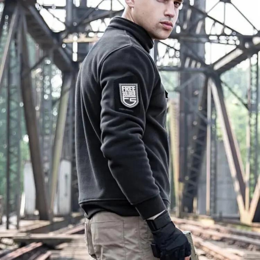 Black Tactical Fleece - Jacket CAAYWORLD MEN