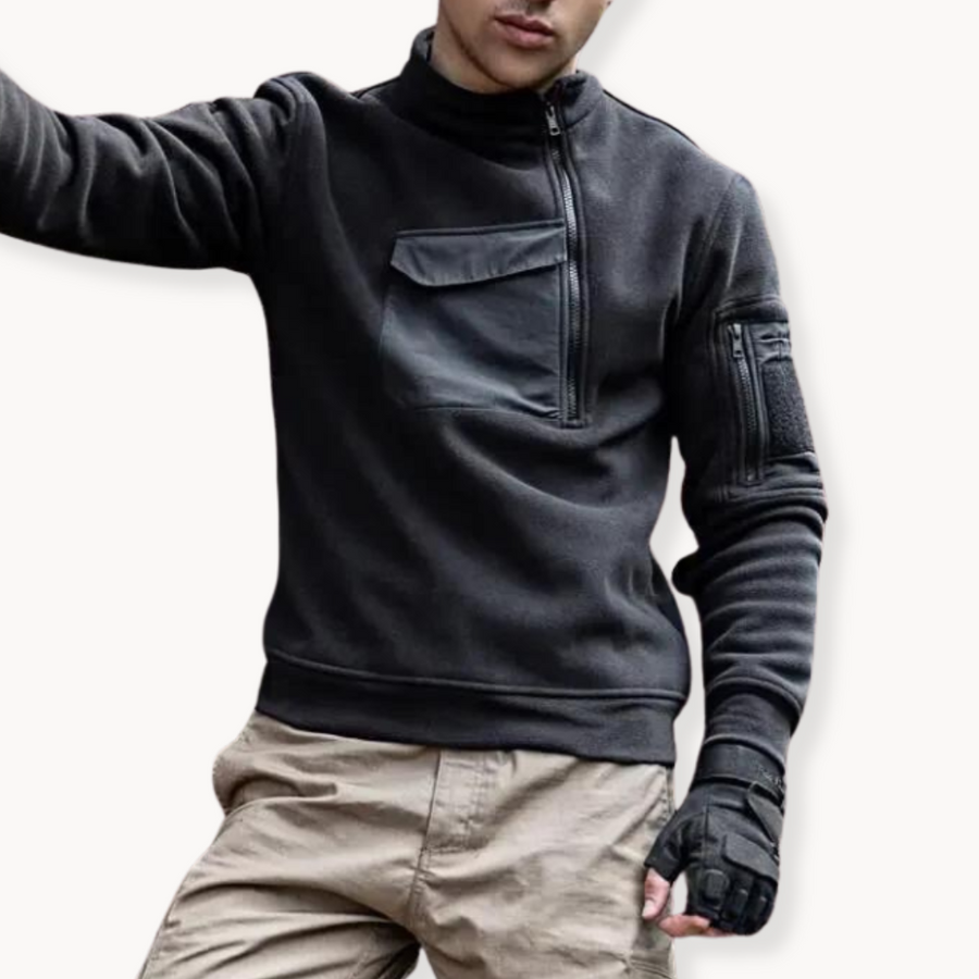 Black Tactical Fleece - Jacket CAAYWORLD MEN