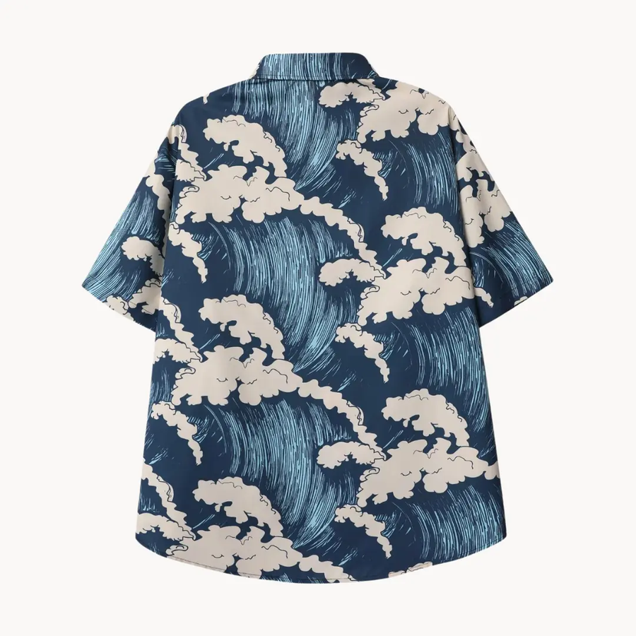 Blue Oversized - Top CAAYWORLD