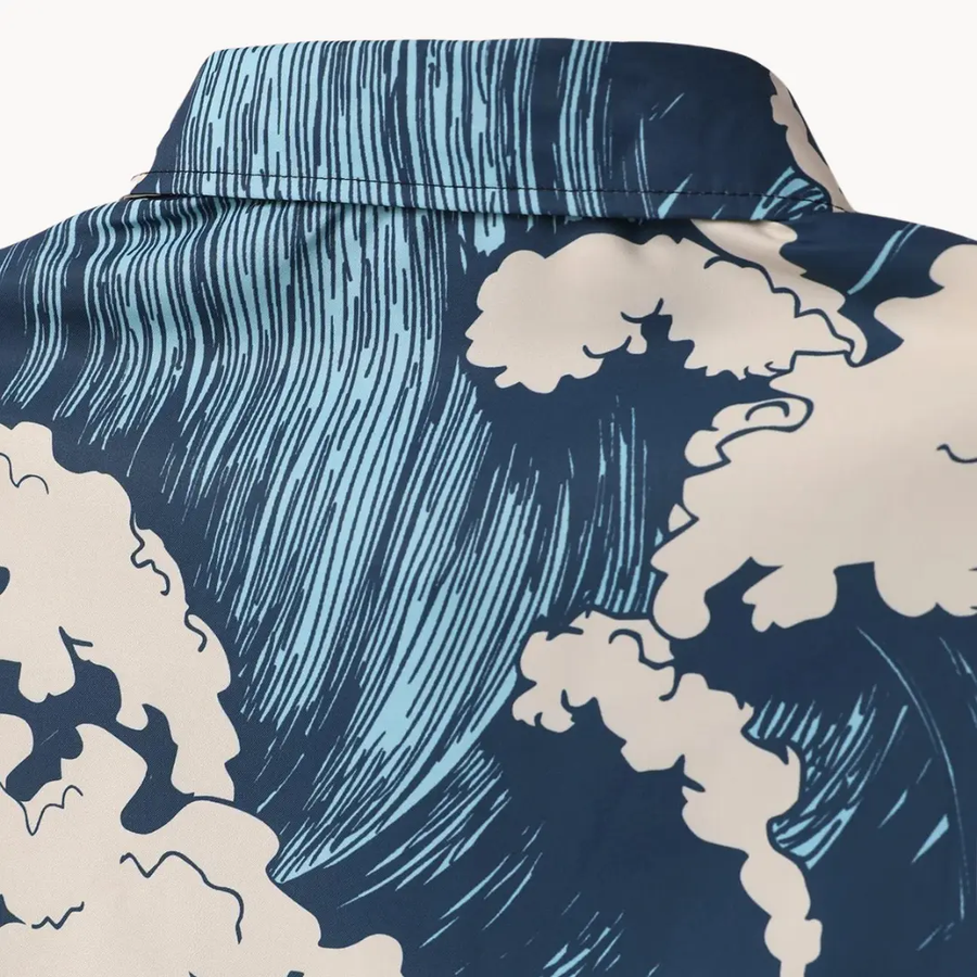 Blue Oversized - Top CAAYWORLD