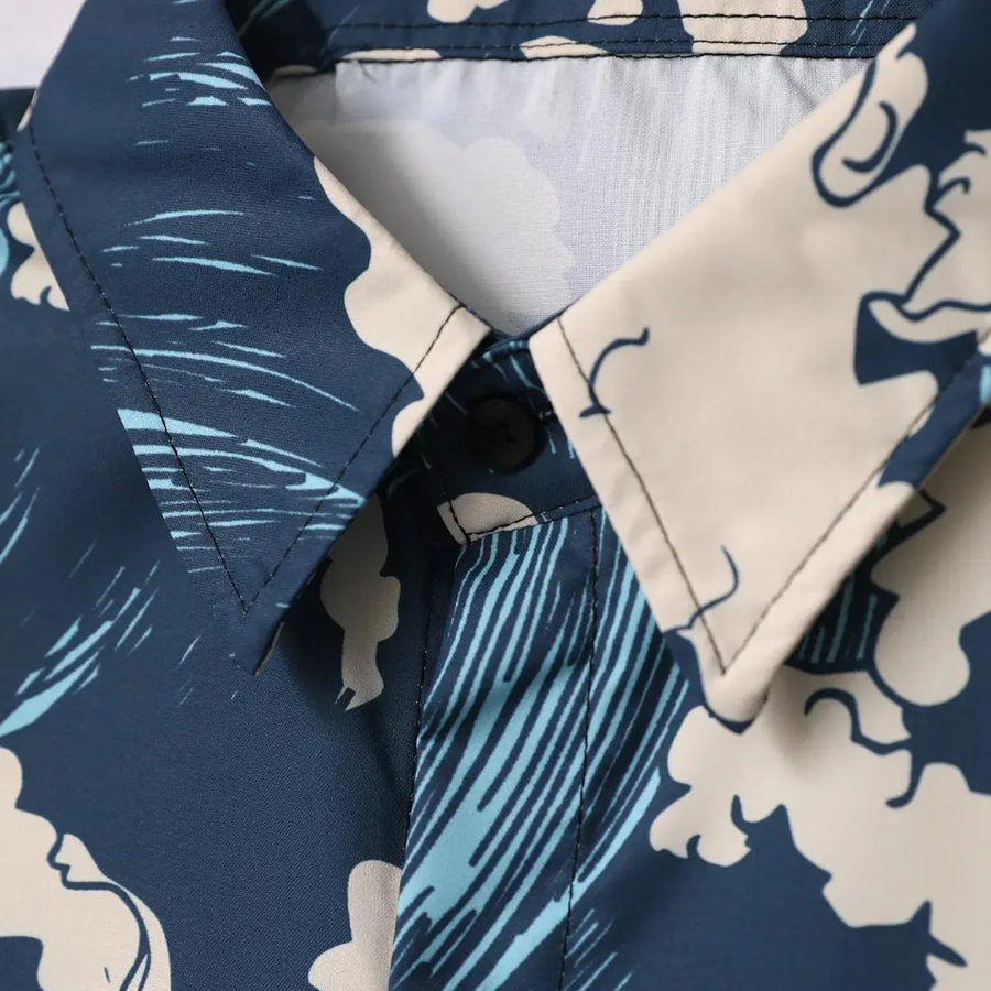 Blue Oversized - Top CAAYWORLD