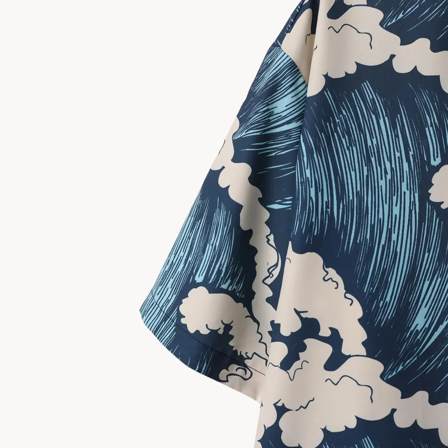 Blue Oversized - Top CAAYWORLD