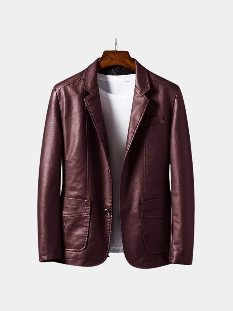 Bold Caramel Leather Jacket - CAAYWORLD CAAYWORLD