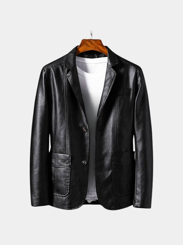 Bold Caramel Leather Jacket - CAAYWORLD CAAYWORLD