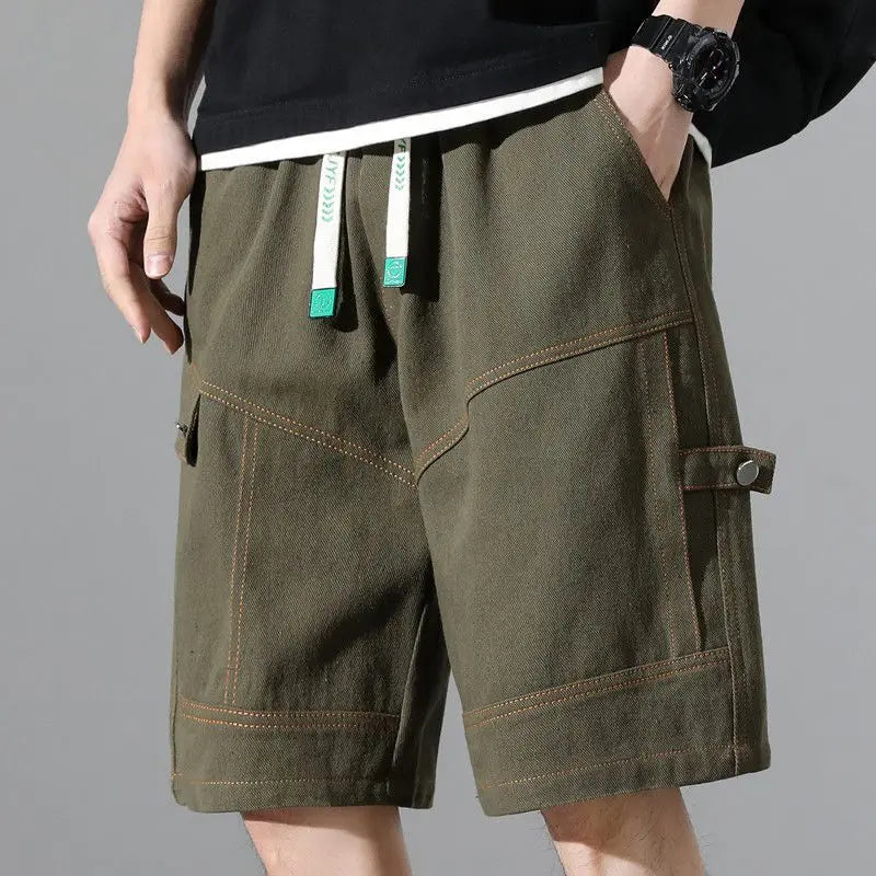 Bordeaux Canvas Utility - Shorts CAAYWORLD MEN