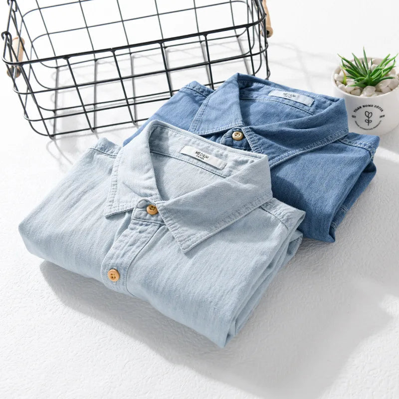 Bordeaux Denim - Shirt CAAYWORLD MEN