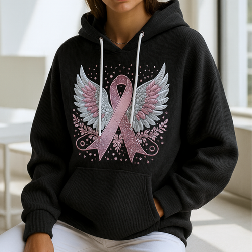 Briana - Sweater with Breast Cancer Ribbon CAAYWORLD WOMEN