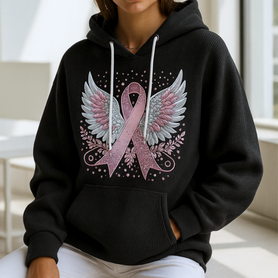 Briana - Sweater with Breast Cancer Ribbon CAAYWORLD WOMEN