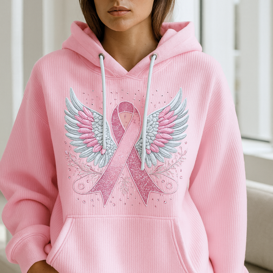 Briana - Sweater with Breast Cancer Ribbon CAAYWORLD WOMEN