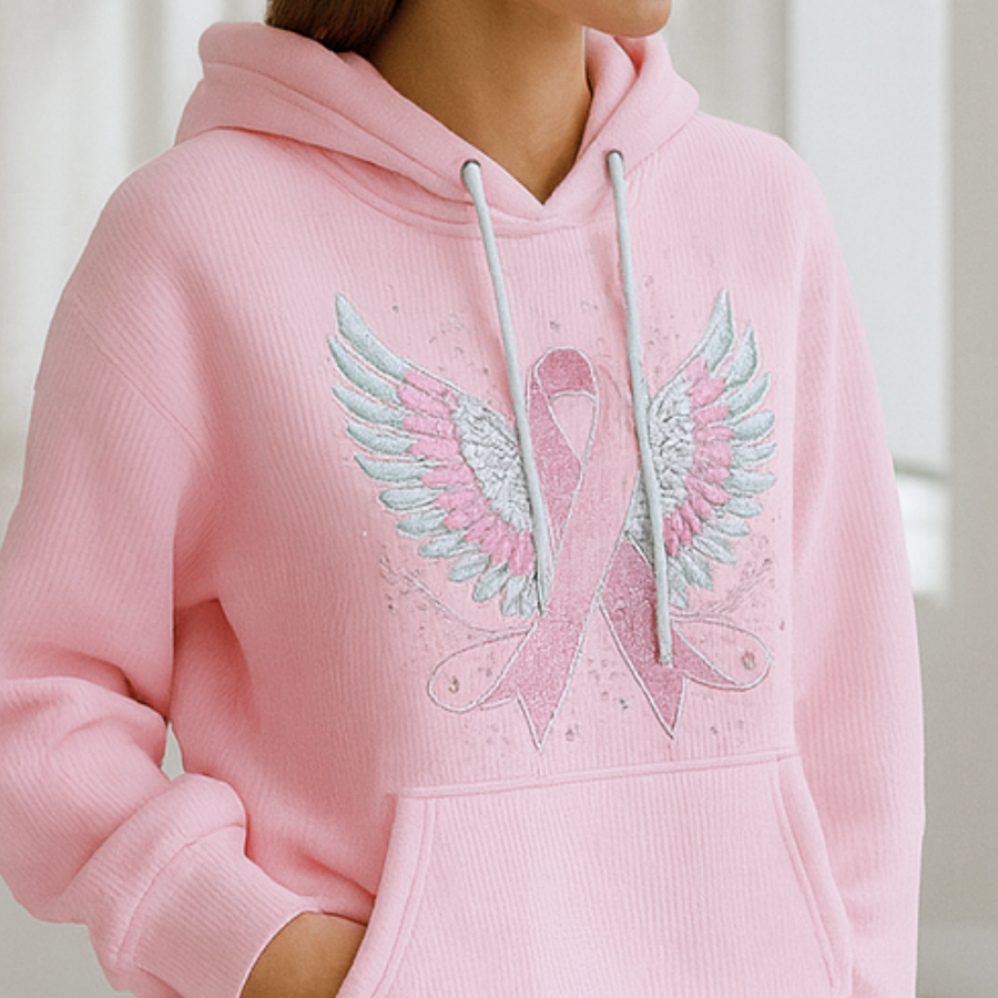 Briana - Sweater with Breast Cancer Ribbon CAAYWORLD WOMEN