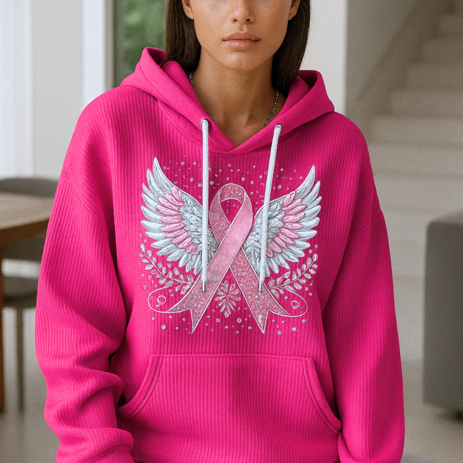Briana - Sweater with Breast Cancer Ribbon CAAYWORLD WOMEN