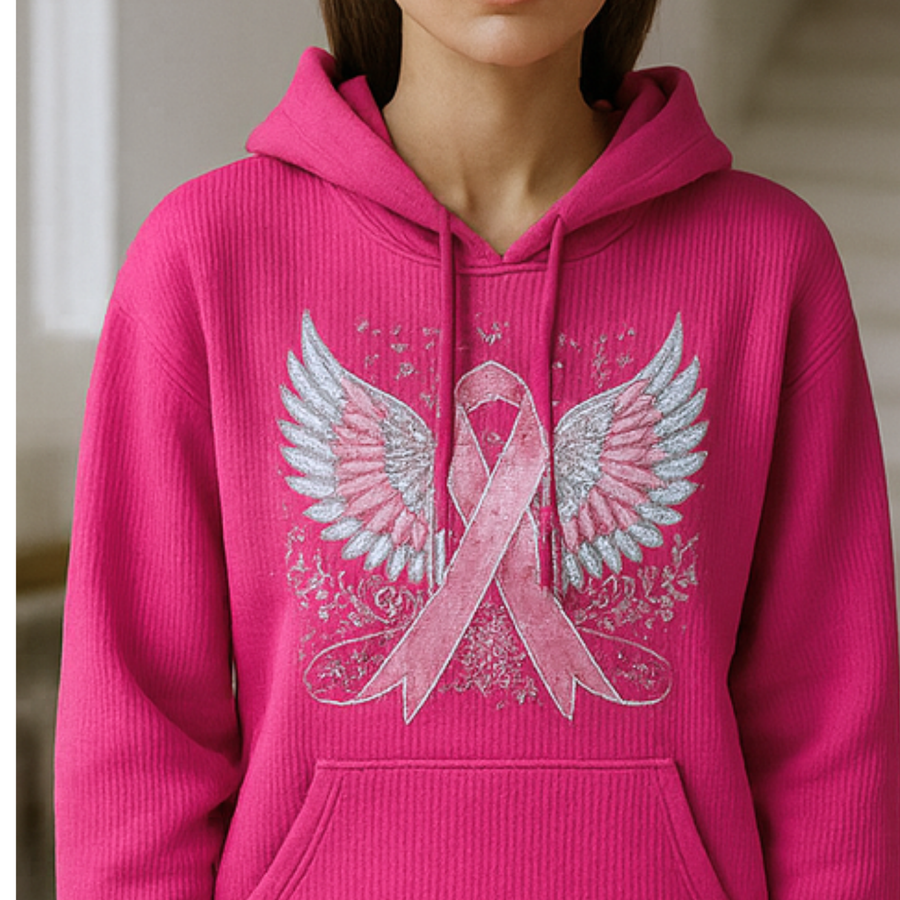 Briana - Sweater with Breast Cancer Ribbon CAAYWORLD WOMEN