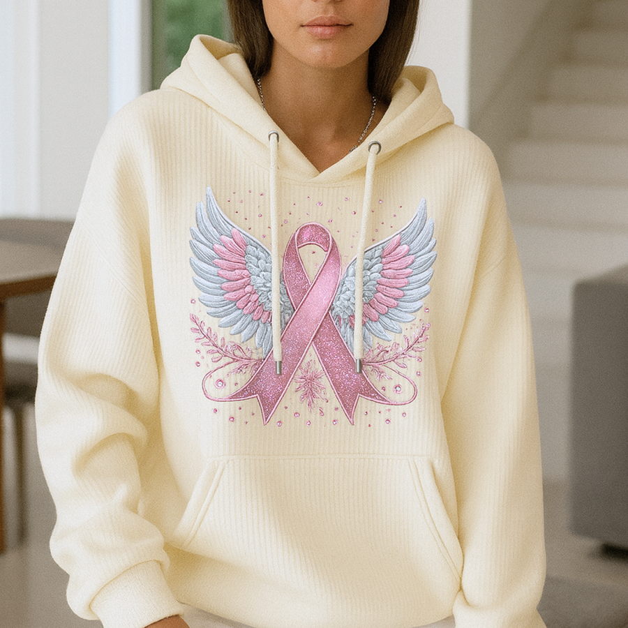 Briana - Sweater with Breast Cancer Ribbon CAAYWORLD WOMEN