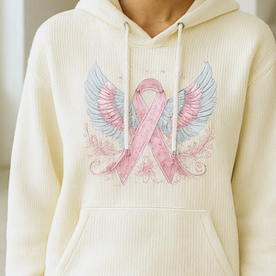 Briana - Sweater with Breast Cancer Ribbon CAAYWORLD WOMEN