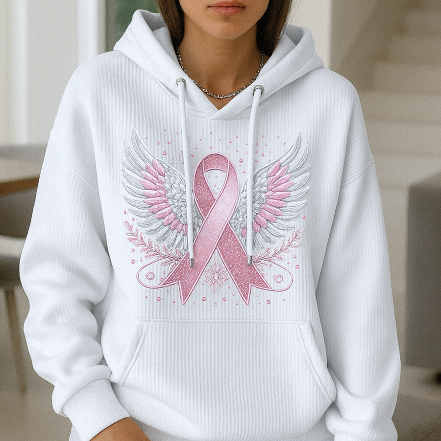 Briana - Sweater with Breast Cancer Ribbon CAAYWORLD WOMEN