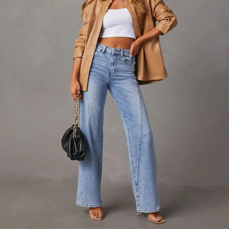 Briona Wide Leg Denim - Jeans CAAYWORLD