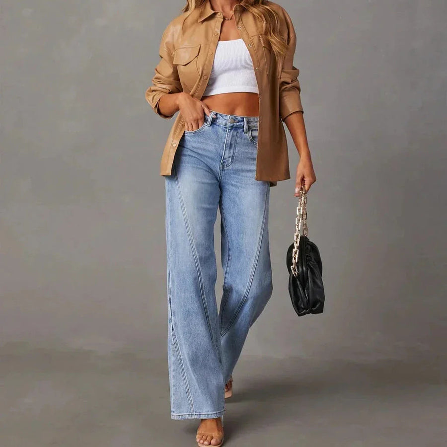 Briona Wide Leg Denim - Jeans CAAYWORLD