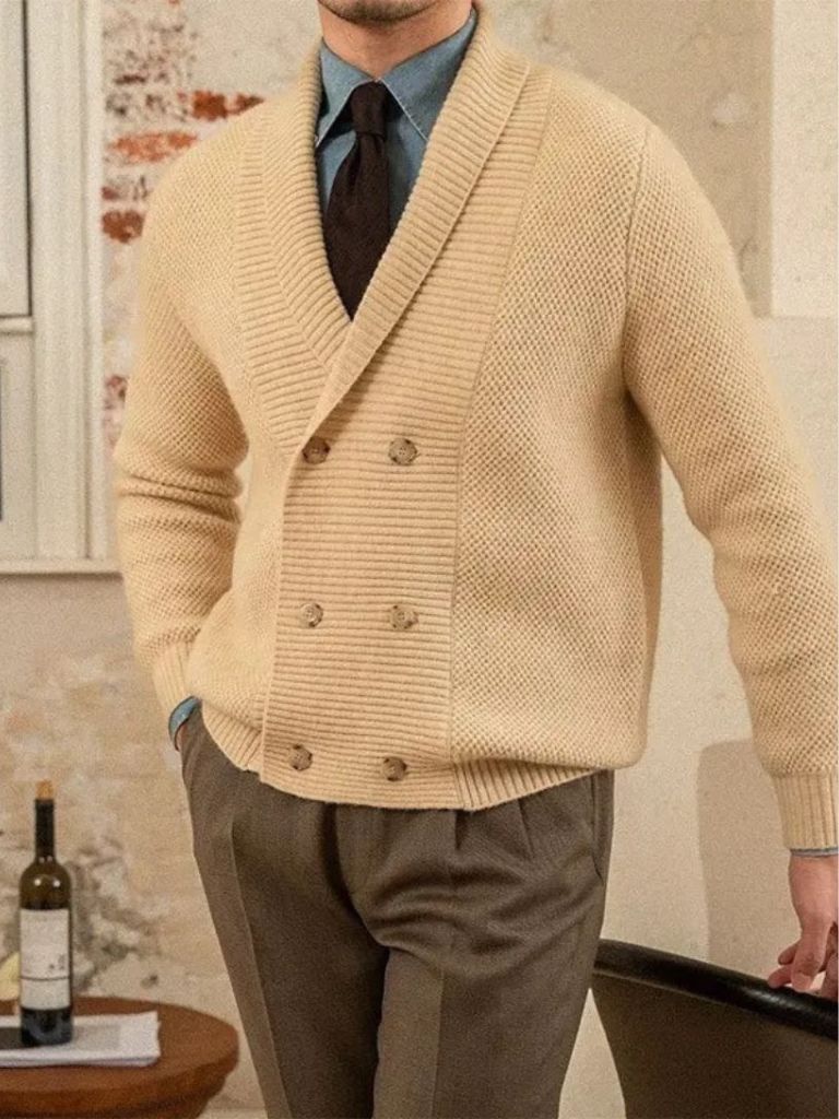 British Elegant Knit Cardigan - CAAYWORLD CAAYWORLD