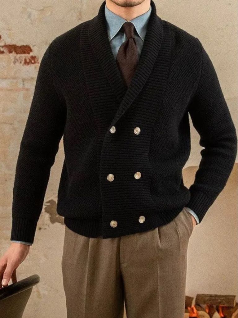 British Elegant Knit Cardigan - CAAYWORLD CAAYWORLD
