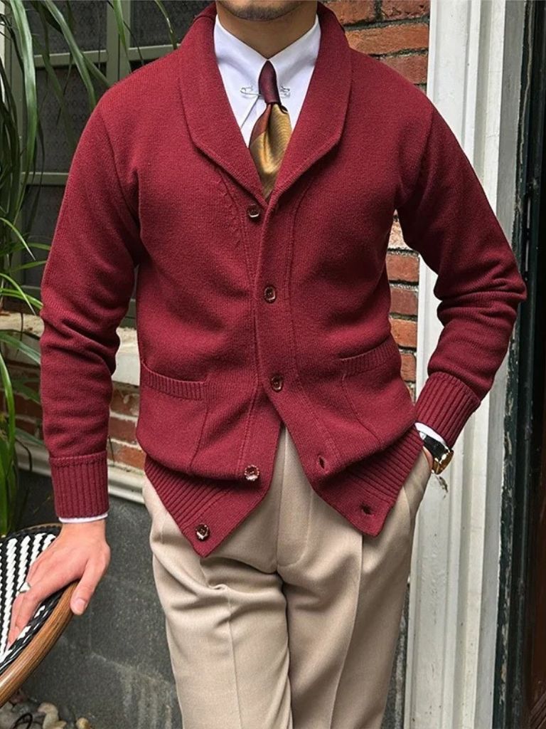 British Knit Cardigan - CAAYWORLD CAAYWORLD