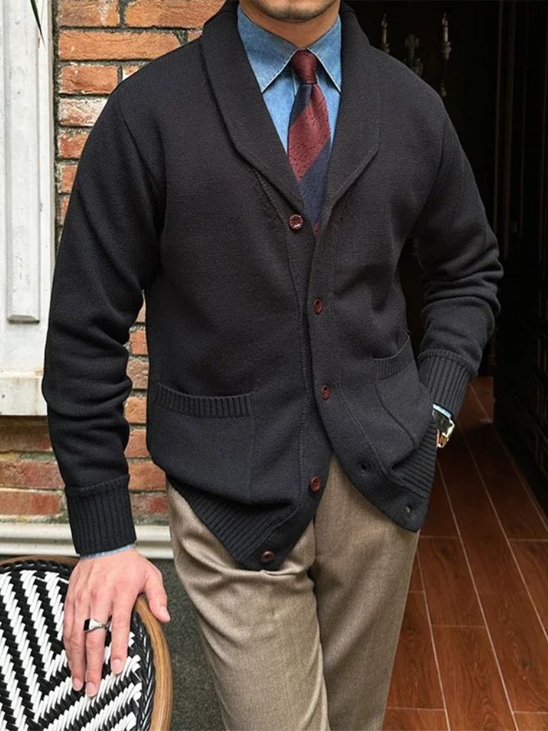 British Knit Cardigan - CAAYWORLD CAAYWORLD