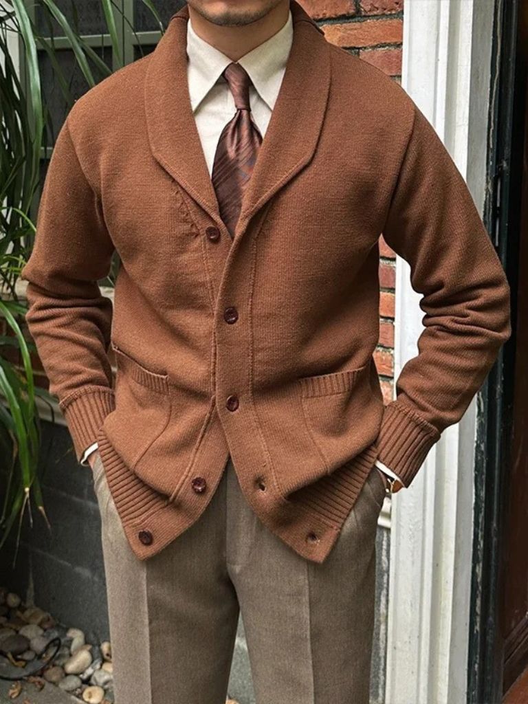 British Knit Cardigan - CAAYWORLD CAAYWORLD