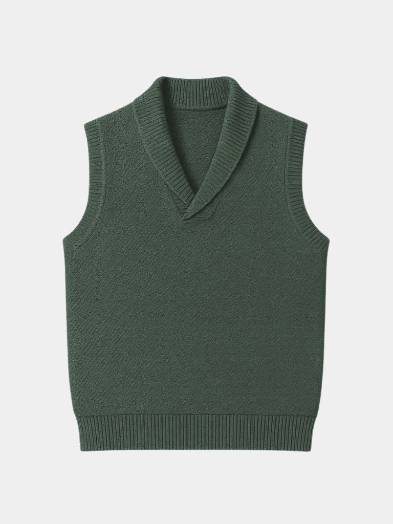 British Knit Vest Waistcoat - CAAYWORLD CAAYWORLD