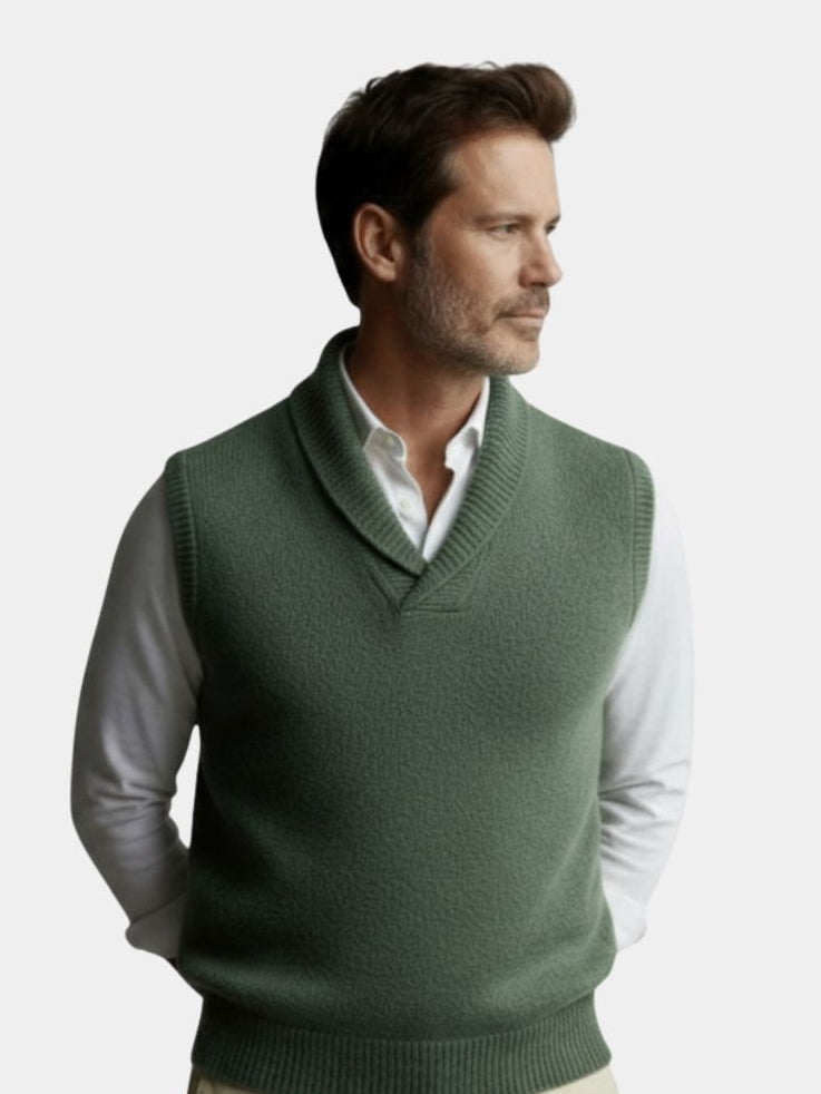 British Knit Vest Waistcoat - CAAYWORLD CAAYWORLD