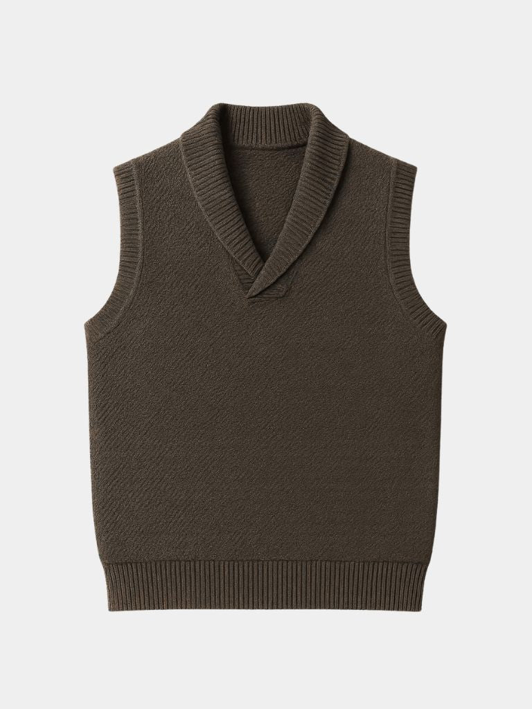 British Knit Vest Waistcoat - CAAYWORLD CAAYWORLD