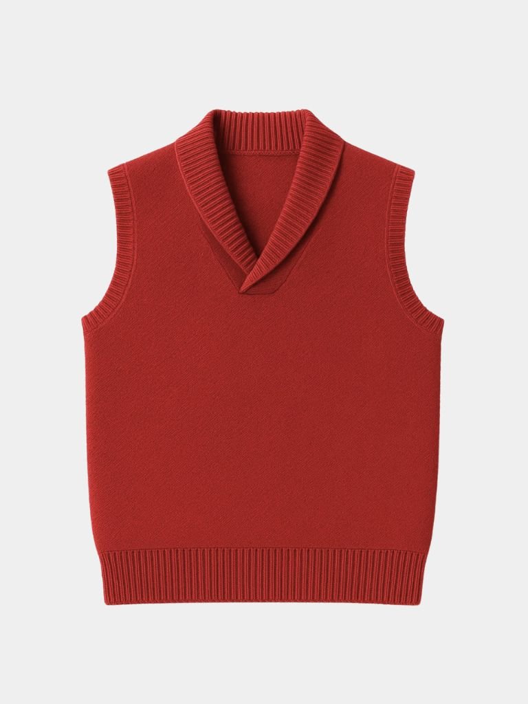 British Knit Vest Waistcoat - CAAYWORLD CAAYWORLD