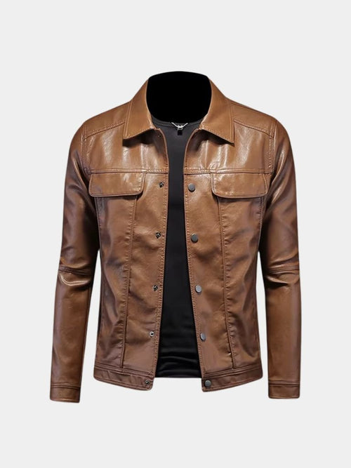 Bronze Rebel Leather Jacket – CAAYWORLD CAAYWORLD