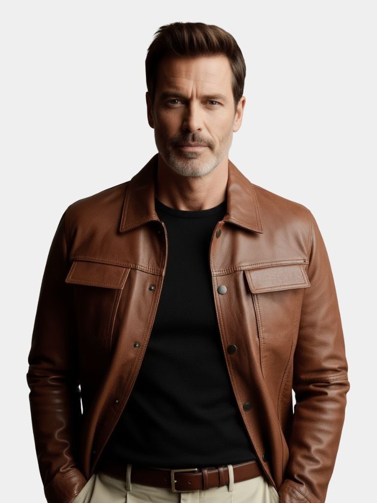 Bronze Rebel Leather Jacket – CAAYWORLD CAAYWORLD