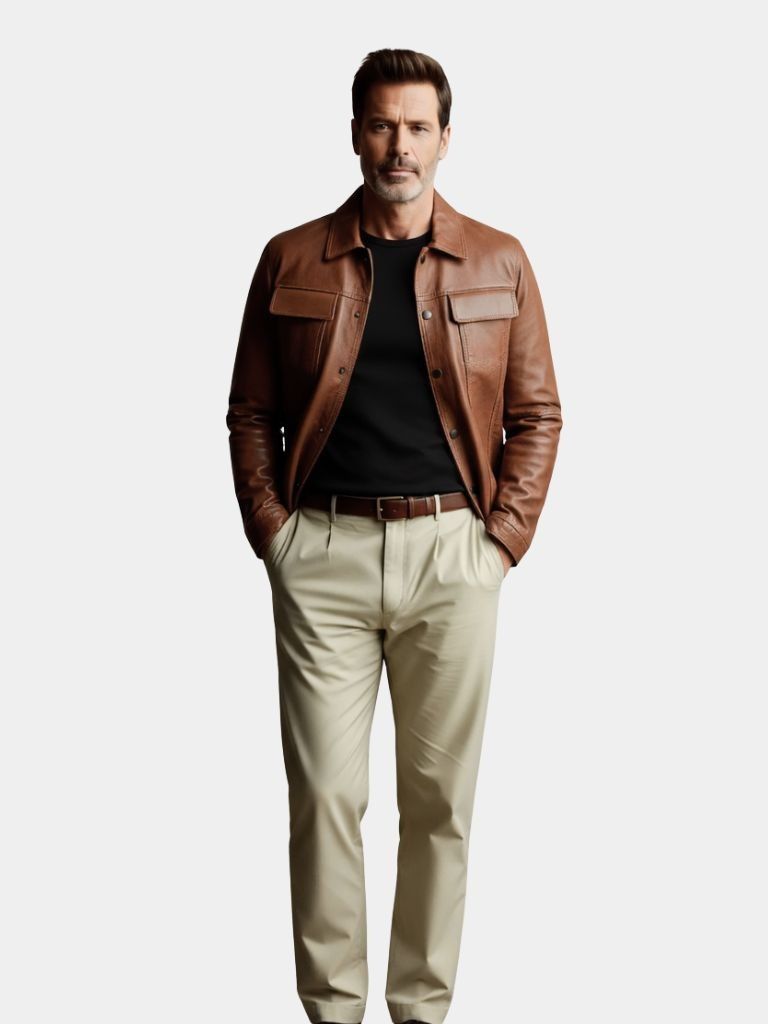 Bronze Rebel Leather Jacket – CAAYWORLD CAAYWORLD