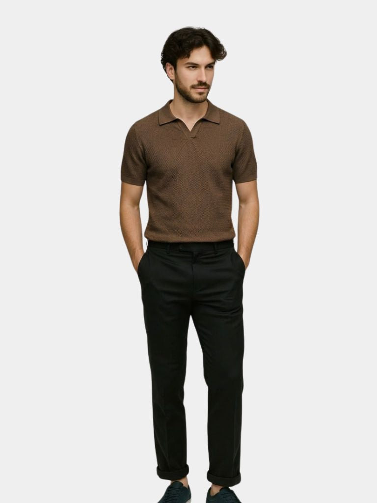 Brownstone Polo Shirt – CAAYWORLD CAAYWORLD