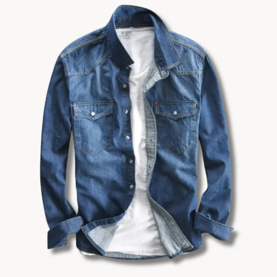 Brushed Comfort Button-Down - Shirt CAAYWORLD