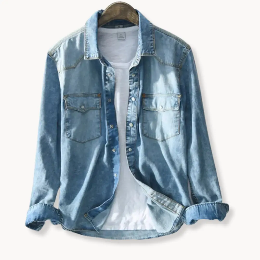 Brushed Comfort Button-Down - Shirt CAAYWORLD