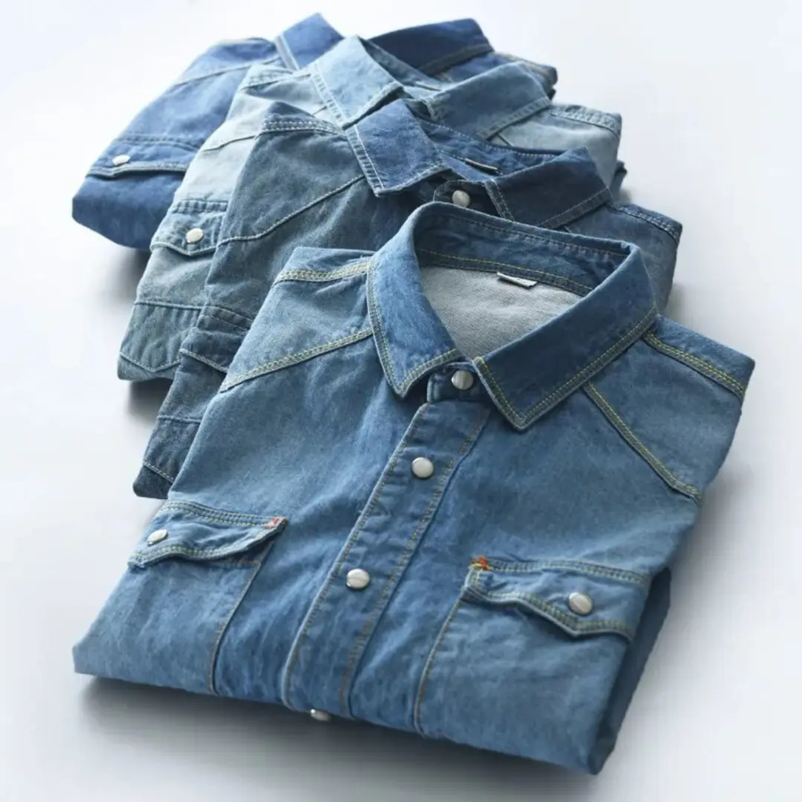 Brushed Comfort Button-Down - Shirt CAAYWORLD