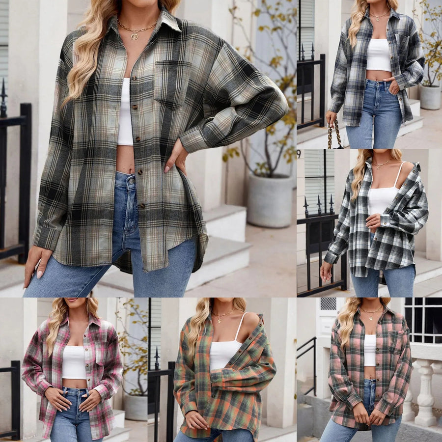 Brushed Cotton Flannel - Shirt CAAYWORLD